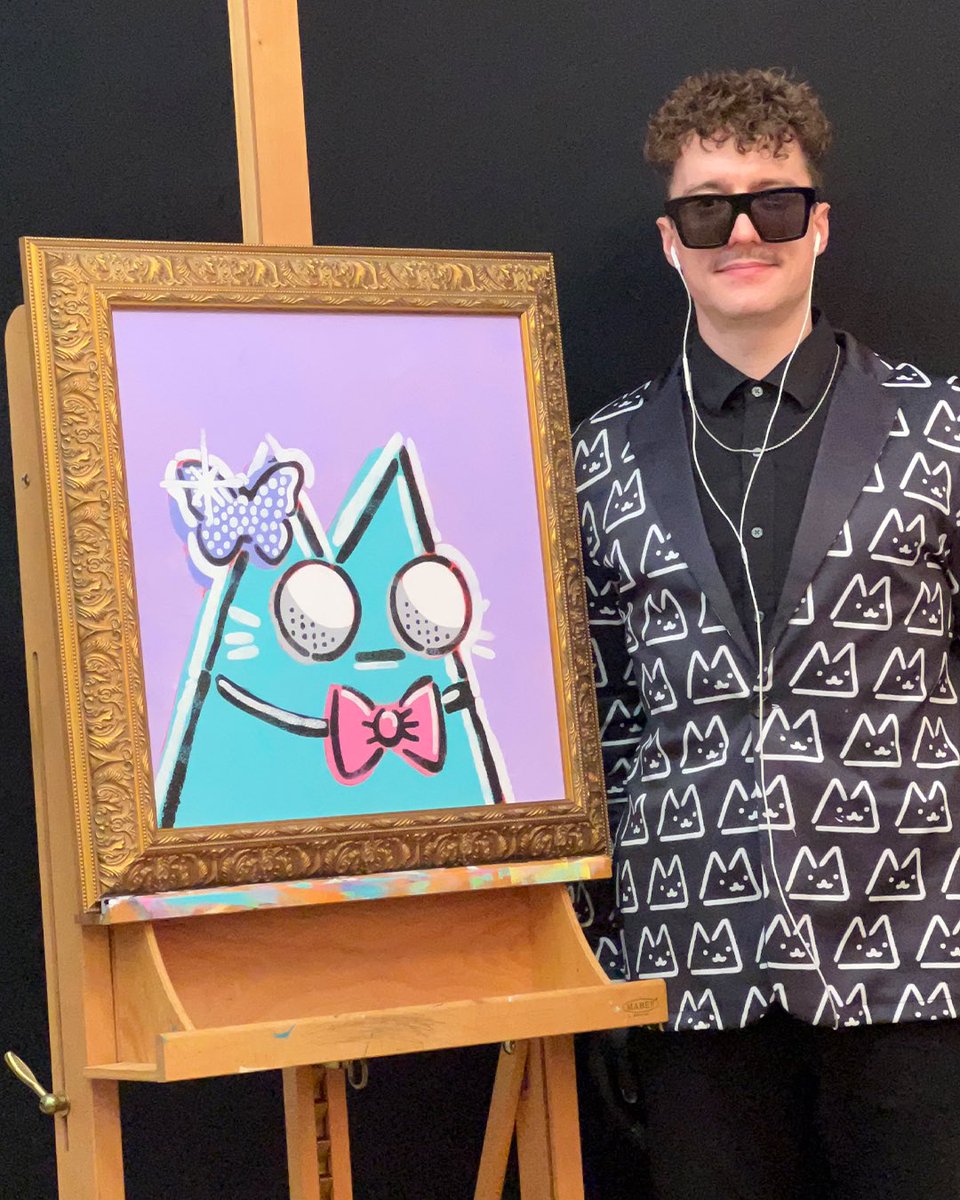Week 138 of painting someone's Pop Art Cat. <a href="/popartcats/">Pop Art Cats</a>