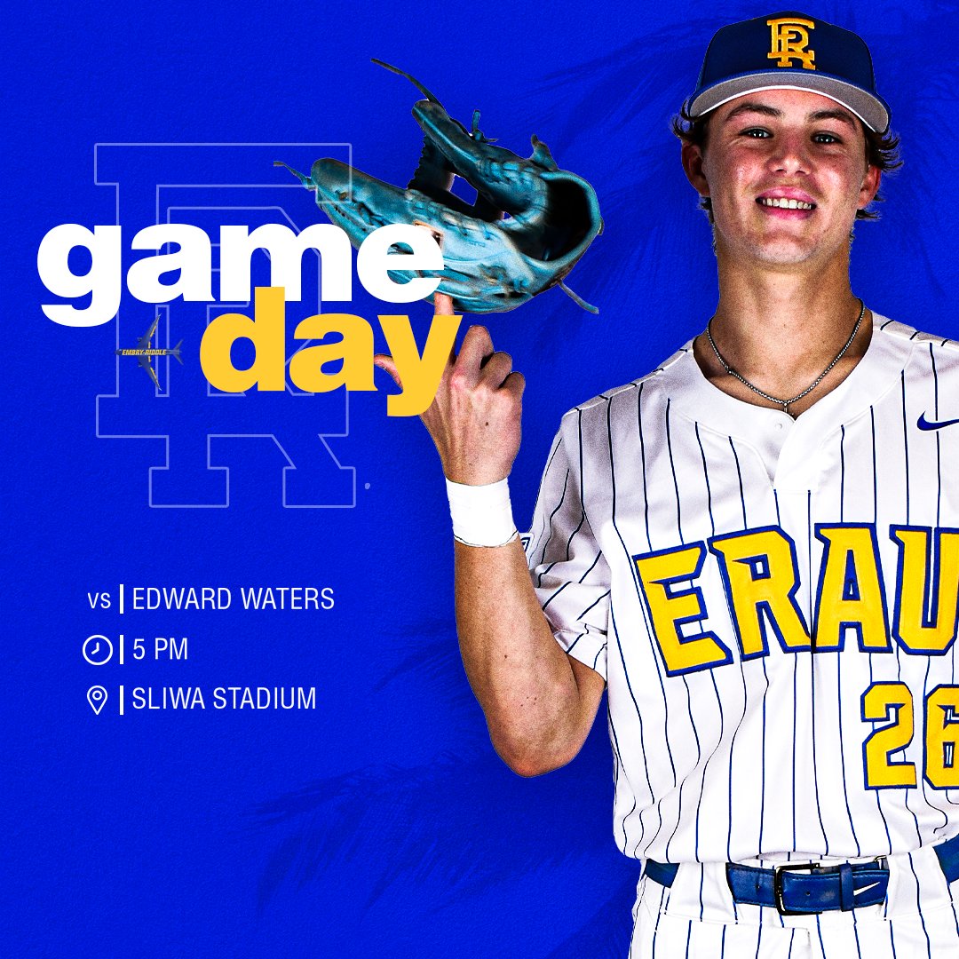 Embry-Riddle Baseball (@eraubaseball) on Twitter photo We play our home opener tonight!!
🦅vs <a href="/EWUBaseball/">Edward Waters University Baseball</a>
⏱ 5 PM
📍Daytona Beach, Fla.
🏟 Sliwa Stadium
🖥 erauathletics.com/live
📈 statbroadcast.com/events/statbro…
#GoERAU #DaytonasHometownTeam We play our home opener tonight!!
🦅vs <a href="/EWUBaseball/">Edward Waters University Baseball</a>
⏱ 5 PM
📍Daytona Beach, Fla.
🏟 Sliwa Stadium
🖥 erauathletics.com/live
📈 statbroadcast.com/events/statbro…
#GoERAU #DaytonasHometownTeam