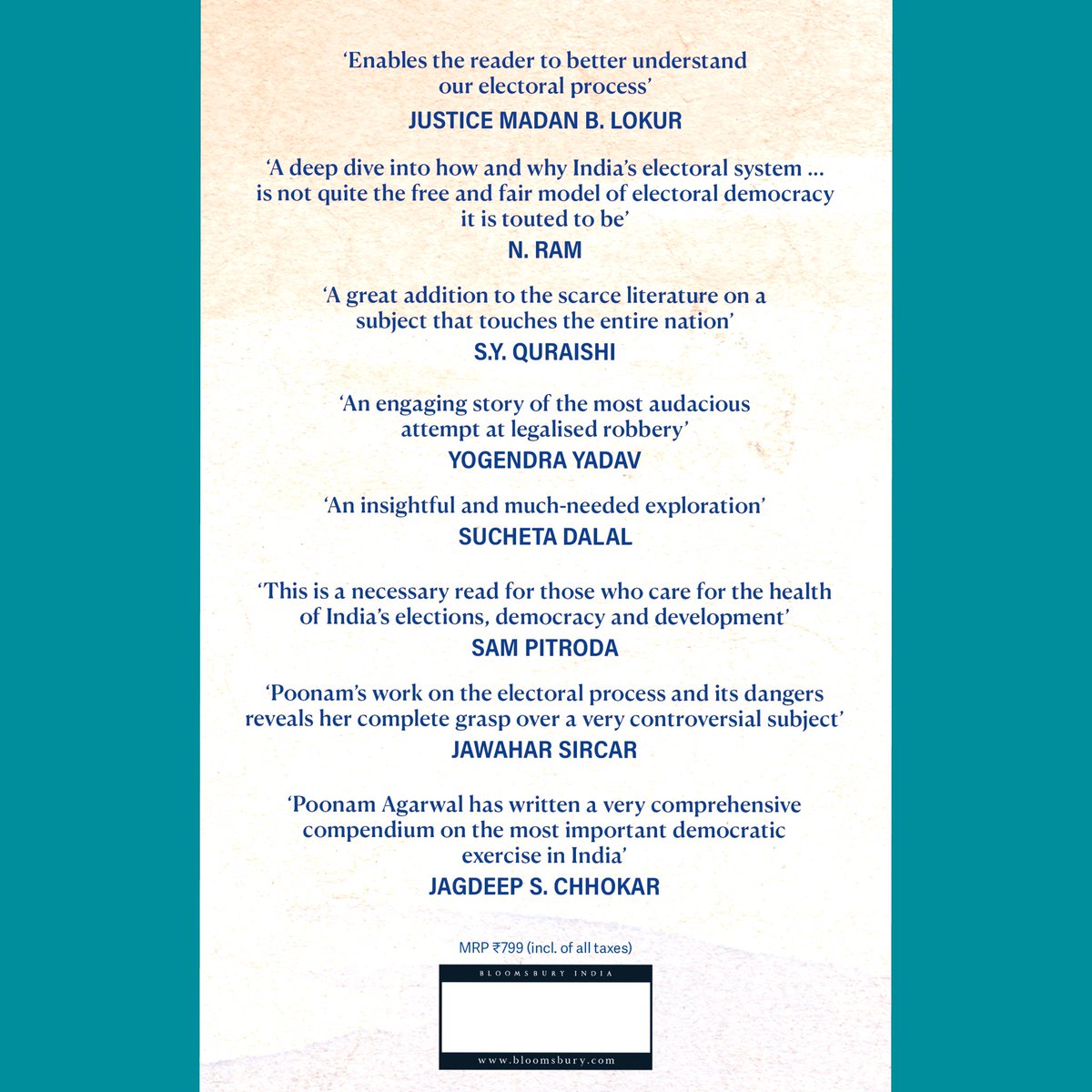 Chirag Thakkar (@chiraghthakkar) on Twitter photo When I asked <a href="/poonamjourno/">Poonam Agarwal</a> to consider doing a book on the beast that is the Indian general election and #electoralbonds, little did I know that we'd manage to do it in such a record time. Poonam's relentless investigative work on electoral bonds and the lack of transparency When I asked <a href="/poonamjourno/">Poonam Agarwal</a> to consider doing a book on the beast that is the Indian general election and #electoralbonds, little did I know that we'd manage to do it in such a record time. Poonam's relentless investigative work on electoral bonds and the lack of transparency