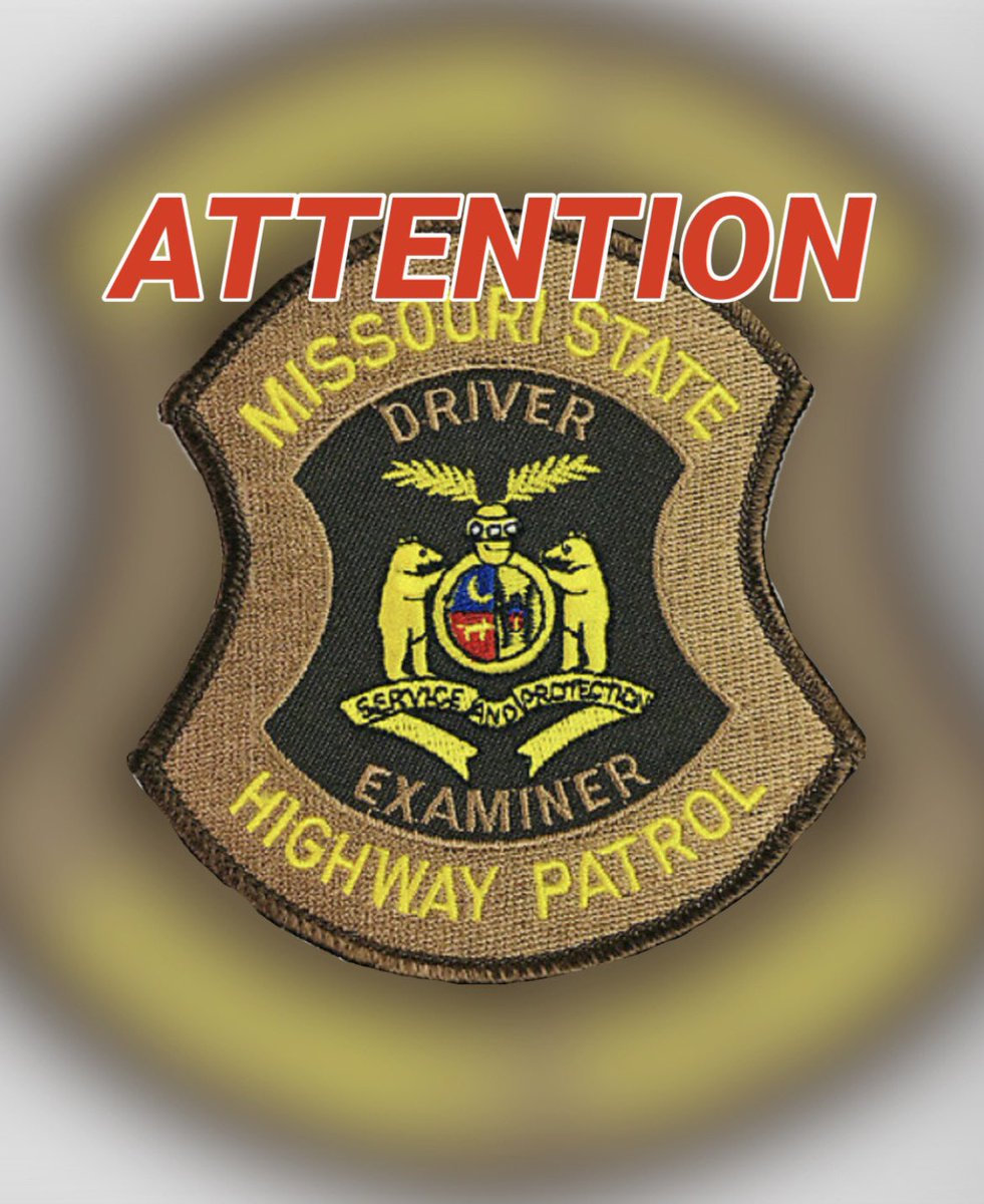 MSHPTrooperI's tweet image. 🚨Attention🚨Due to the weather, all driver&apos;s testing in St. Robert is canceled. However, written tests will still be given in Rolla. Stay safe and drive carefully! 🚗❄️ #DriverTesting #StRobert #Rolla
