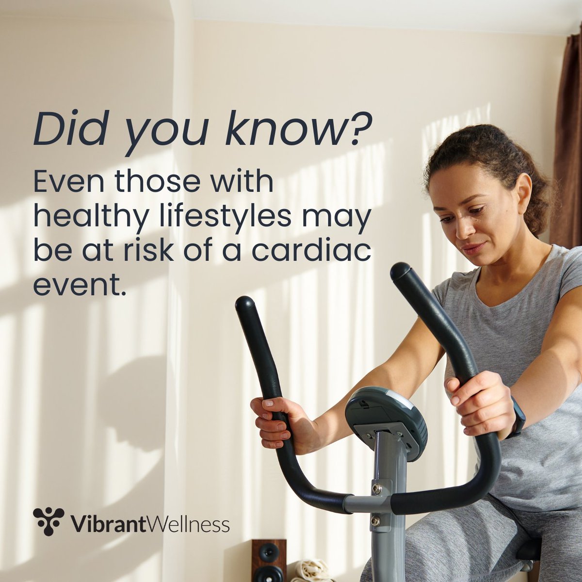 Vibrant_lab's tweet photo. Poor cardiac health isn’t always obvious. 🫀

50% of cardiac events occur in people with no standard risk factors. The missing piece? Genetics. 

Advanced testing goes deeper—because heart health is more than numbers.

#HeartHealth #Longevity #CardiacHealth #IntegrativeMedicine https://t.co/zNEU0KNDdG