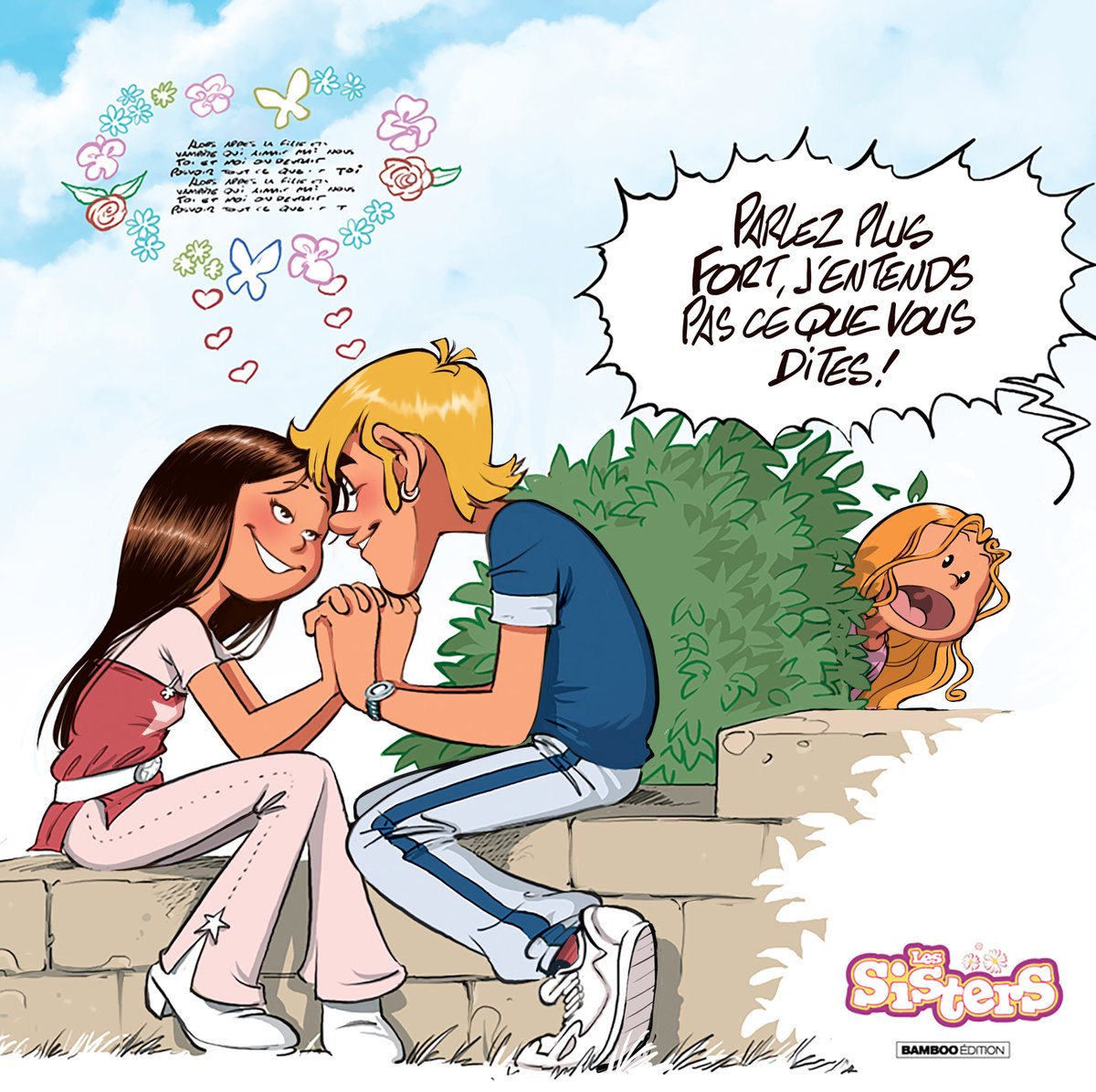 bd_sisters's tweet photo. Pouark, les namoureux ça se fait des bisous baveux et ça dit portnawak https://t.co/Ceu19dN7of