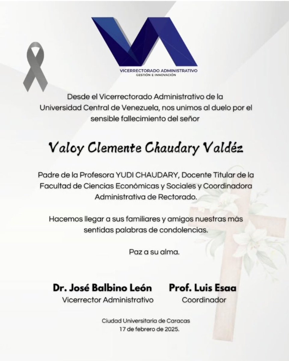 VRAD UCV tweet media