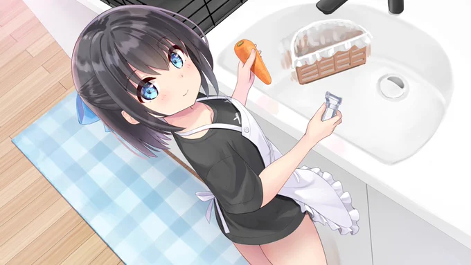 大きいリボンを装備した女の子は可愛い 