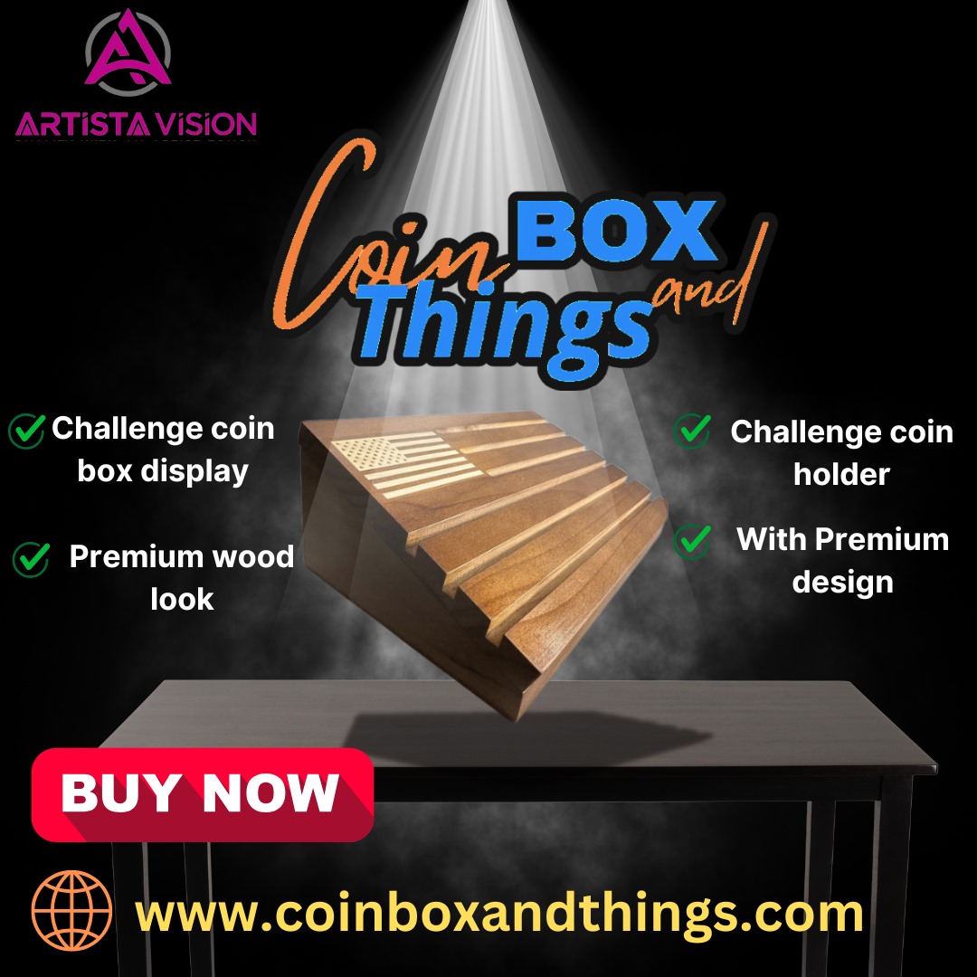 coinboxandthing's tweet photo. 🪙 Showcase Your Achievements with ARTISTA VISION!

✨ Premium Challenge Coin Displays – Durable, stylish, and perfect for collectors.

🌐 Shop Now: https://t.co/Xsdklyjc1O

Upgrade your collection today with the best in coin displays!

#ArtistaVision #ChallengeCoinDisplay https://t.co/Nzh4cRD300