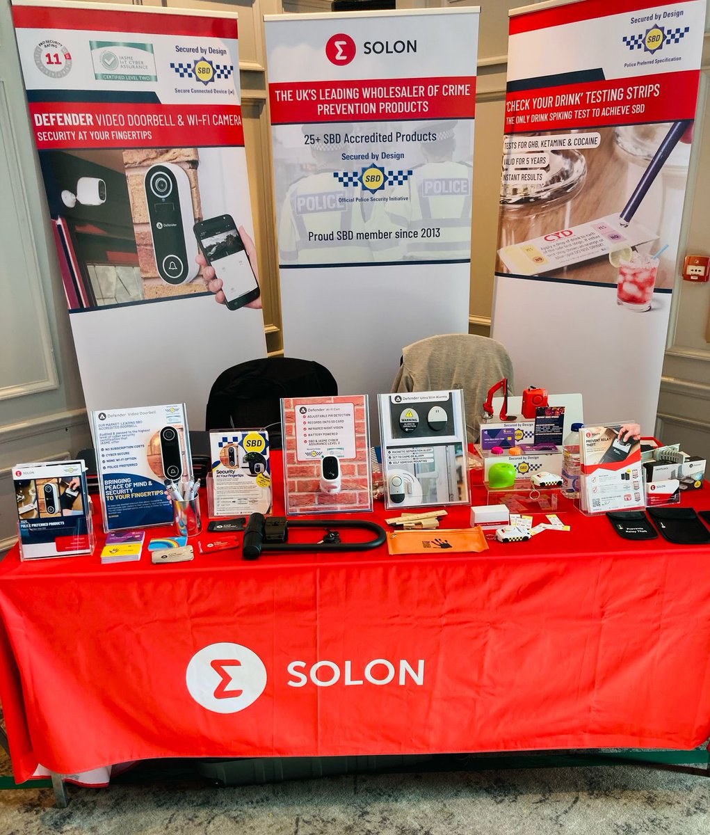 Solon Security (@solonsecurity) on Twitter photo Great day so far <a href="/securedbydesign/">Secured by Design</a> #ATLAS25 Conference! Showcasing our latest SBD accredited products! Come and see us! Great day so far <a href="/securedbydesign/">Secured by Design</a> #ATLAS25 Conference! Showcasing our latest SBD accredited products! Come and see us!