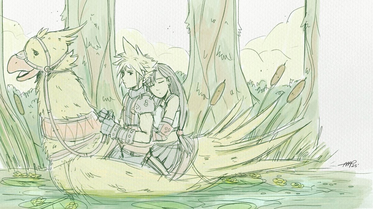 skit_kin's tweet image. Chocobo Swamp Ride

#procreate #finalfantasy7