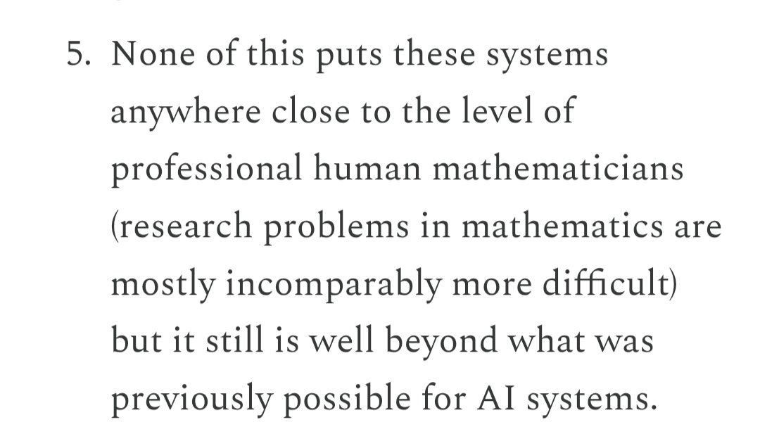 alepom's tweet image. 🧠 Alla ricerca dell&apos;#AGI.. 
💡 Mi ha fatto riflettere un recente post di @GaryMarcus, in cui mette in luce alcune limitazioni di #AlphaGeometry 2 di #Google DeepMind.  
👉 Si tratta, infatti, di un sistema iper specializzato, non in grado di generalizzare oltre al suo ambito.