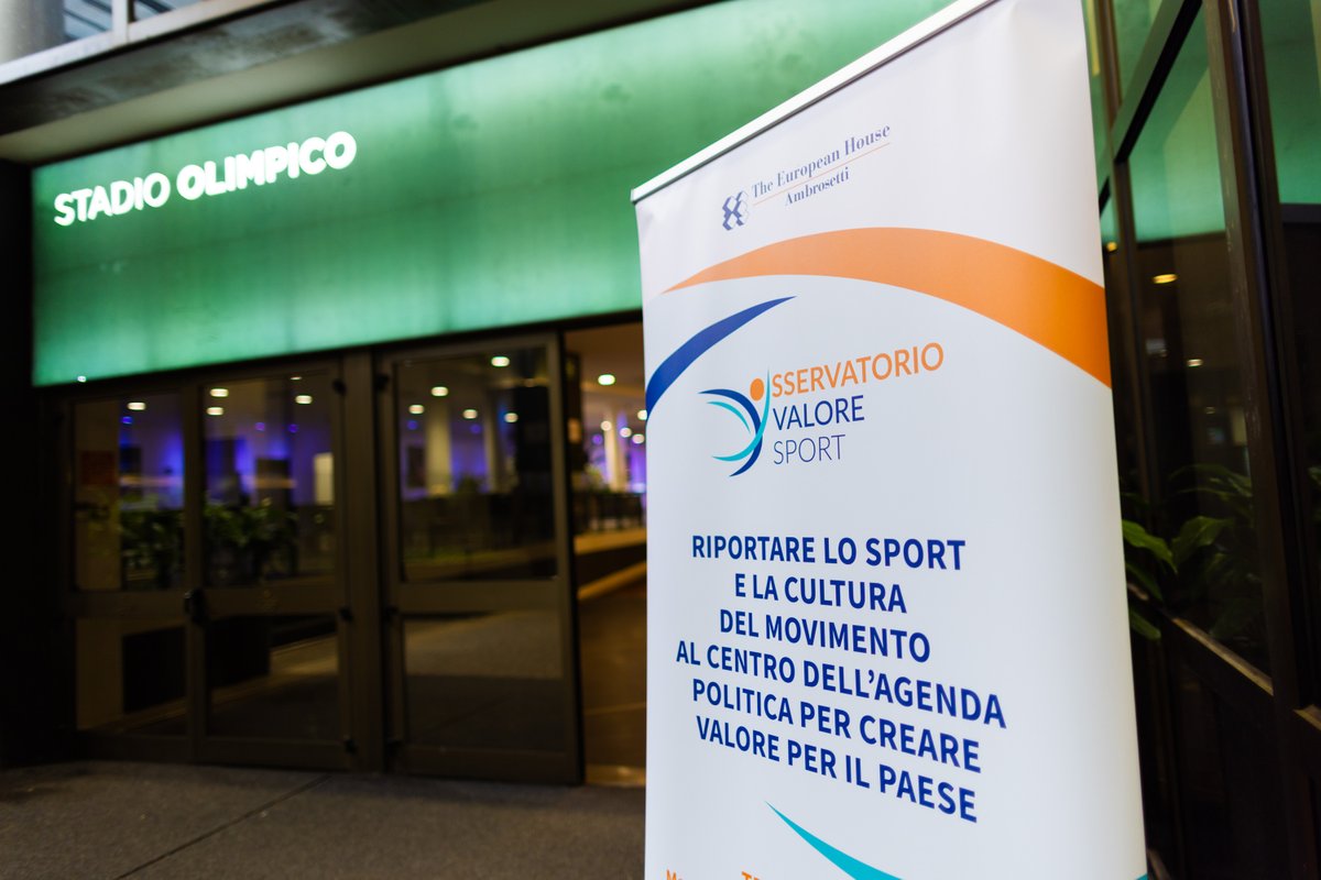 The European House - Ambrosetti (@ambrosetti_) on Twitter photo Inizia a Roma il Forum dell'#OsservatorioValoreSport, 3^ edizione, progetto #TEHA Group
Grazie ai Partner <a href="/CIPnotizie/">Comitato Italiano Paralimpico</a> <a href="/Coninews/">CONI</a> <a href="/icsc_spa/">Istituto per il Credito Sportivo e Culturale</a> <a href="/SporteSaluteSpA/">Sport e Salute</a> <a href="/amadoripress/">Amadori</a> <a href="/decathlonitalia/">decathlon_italia</a> FitActive #Gatorade Generali Welion <a href="/matrixfitnessit/">Matrix Fitness Italia</a>
Scopri di più ambrosetti.eu/think-tank-amb… Inizia a Roma il Forum dell'#OsservatorioValoreSport, 3^ edizione, progetto #TEHA Group
Grazie ai Partner <a href="/CIPnotizie/">Comitato Italiano Paralimpico</a> <a href="/Coninews/">CONI</a> <a href="/icsc_spa/">Istituto per il Credito Sportivo e Culturale</a> <a href="/SporteSaluteSpA/">Sport e Salute</a> <a href="/amadoripress/">Amadori</a> <a href="/decathlonitalia/">decathlon_italia</a> FitActive #Gatorade Generali Welion <a href="/matrixfitnessit/">Matrix Fitness Italia</a>
Scopri di più ambrosetti.eu/think-tank-amb…