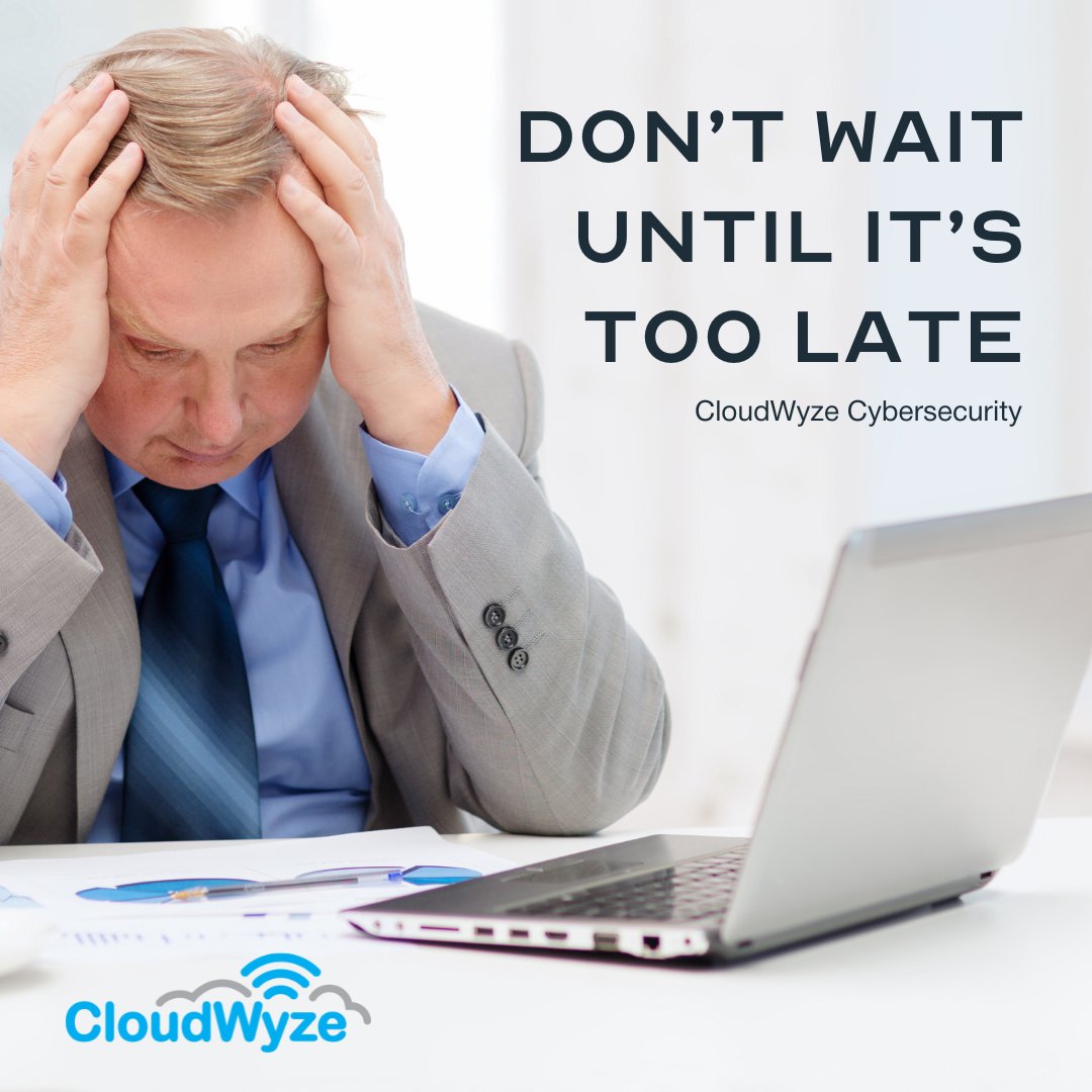 CloudWyze's tweet photo. Cyber threats don’t wait for the right moment—they strike when you least expect it. At #CloudWyze, we're committed to keeping your business secure today, so you don’t face the consequences tomorrow. Get started at https://t.co/TVOOlZ6VHh

#WilmingtonNC #Cybersecurity https://t.co/18KjilIJTG
