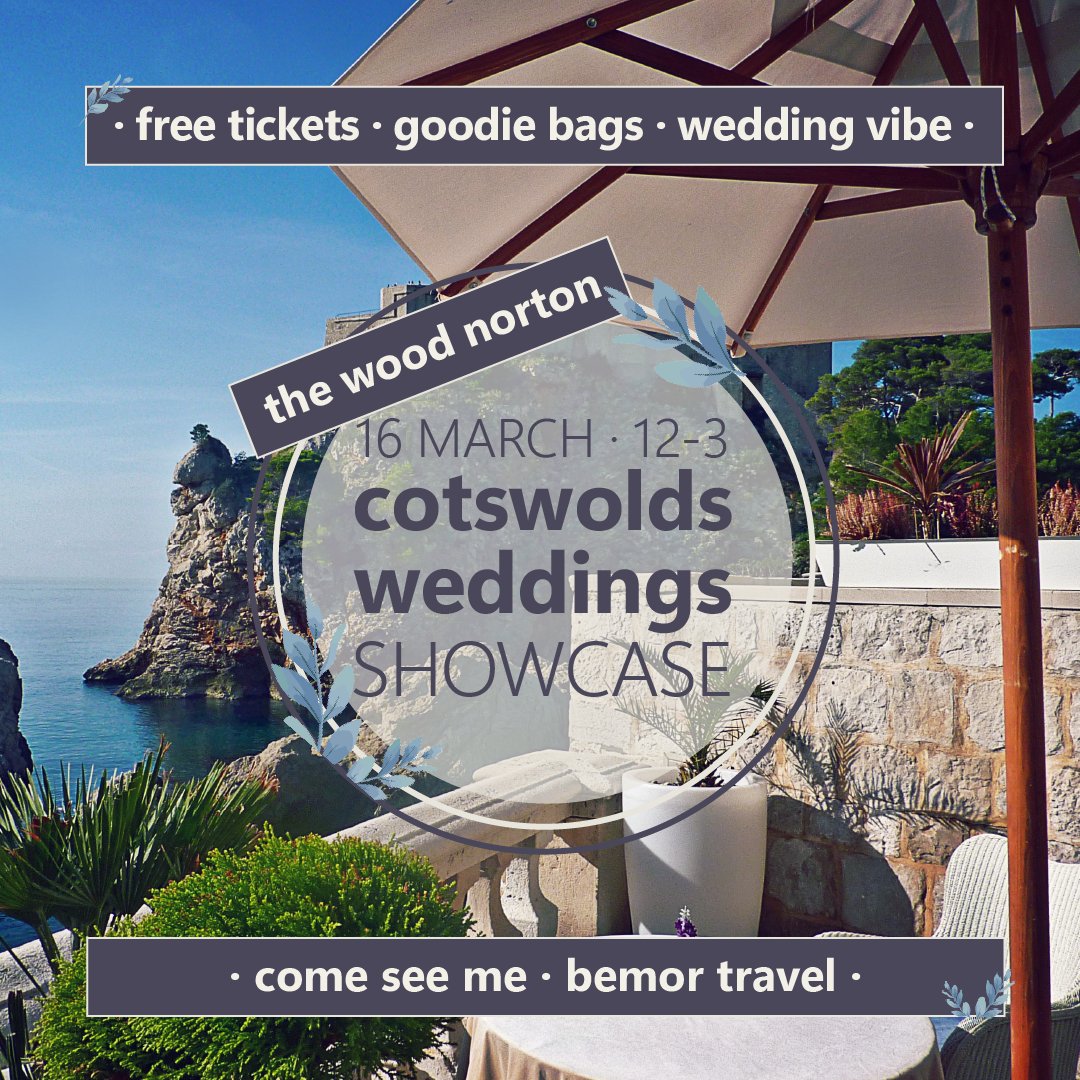 BeMorTravel's tweet photo. ✨ Calling all engaged couples!✨I'll be at @CotswoldConcierge #Cotswolds #Wedding Showcase at @WoodNortonHotel 16/03/2025. Grab your FREE ticket &amp; goodie bag! https://t.co/hUPsPJJCOT  @BEMORTRAVEL crafting extraordinary #honeymoons unforgettable journeys #travel #weddingplanning https://t.co/ZnK5glmKtu