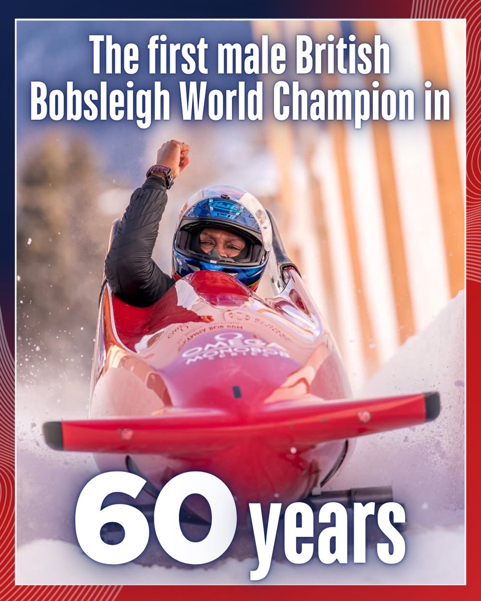 🏆 <a href="/bajanjoe/">Corie Mapp</a>’s World Championship victory on Friday made him the first British male to be a World Champion in the sport of bobsleigh since Nash and Dixon in 1965 🔥 

What an achievement 👏
