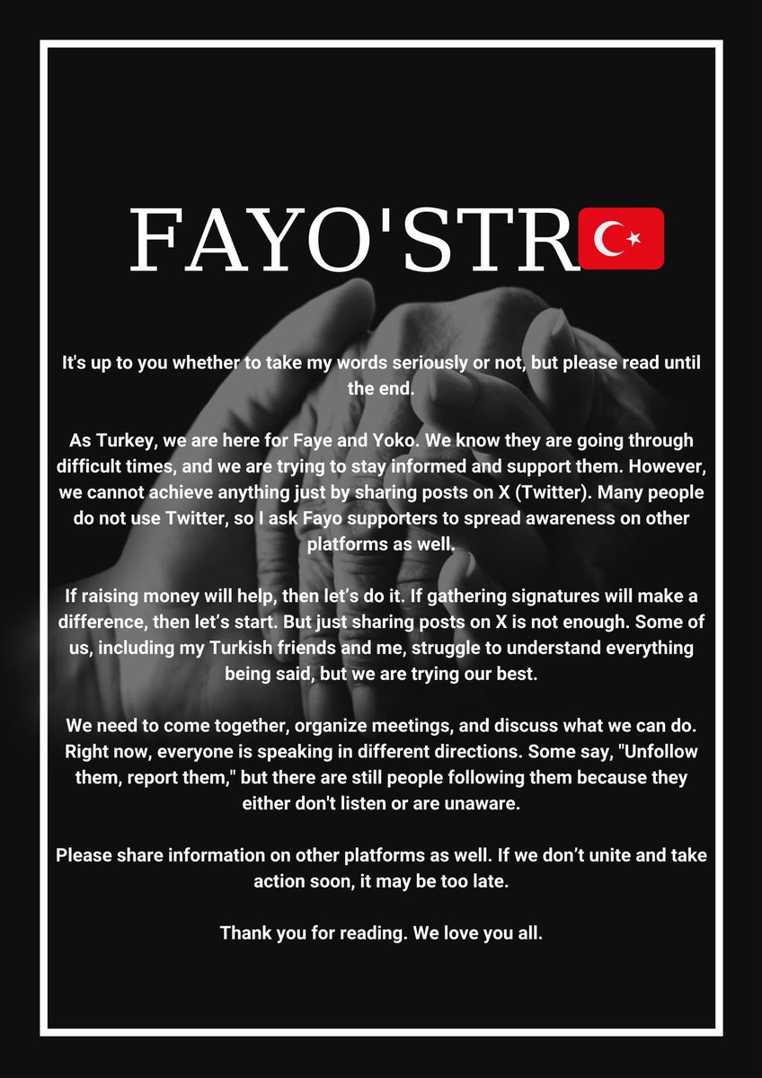 shadenmat85's tweet photo. Turkey fans all love for Faye yoko https://t.co/dp0Frm4Tl7