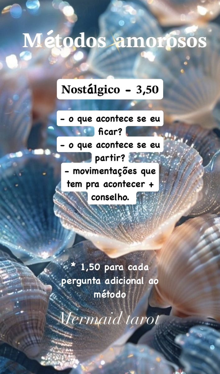 mermaidtarot_'s tweet image. Voltamos com TUDO!
Perguntas a partir de 1$ e métodos completos a partir de 3,50$

Tenho entrega pra hoje ainda! 🩷
MESA ABERTA 

#tarot #mesaaberta