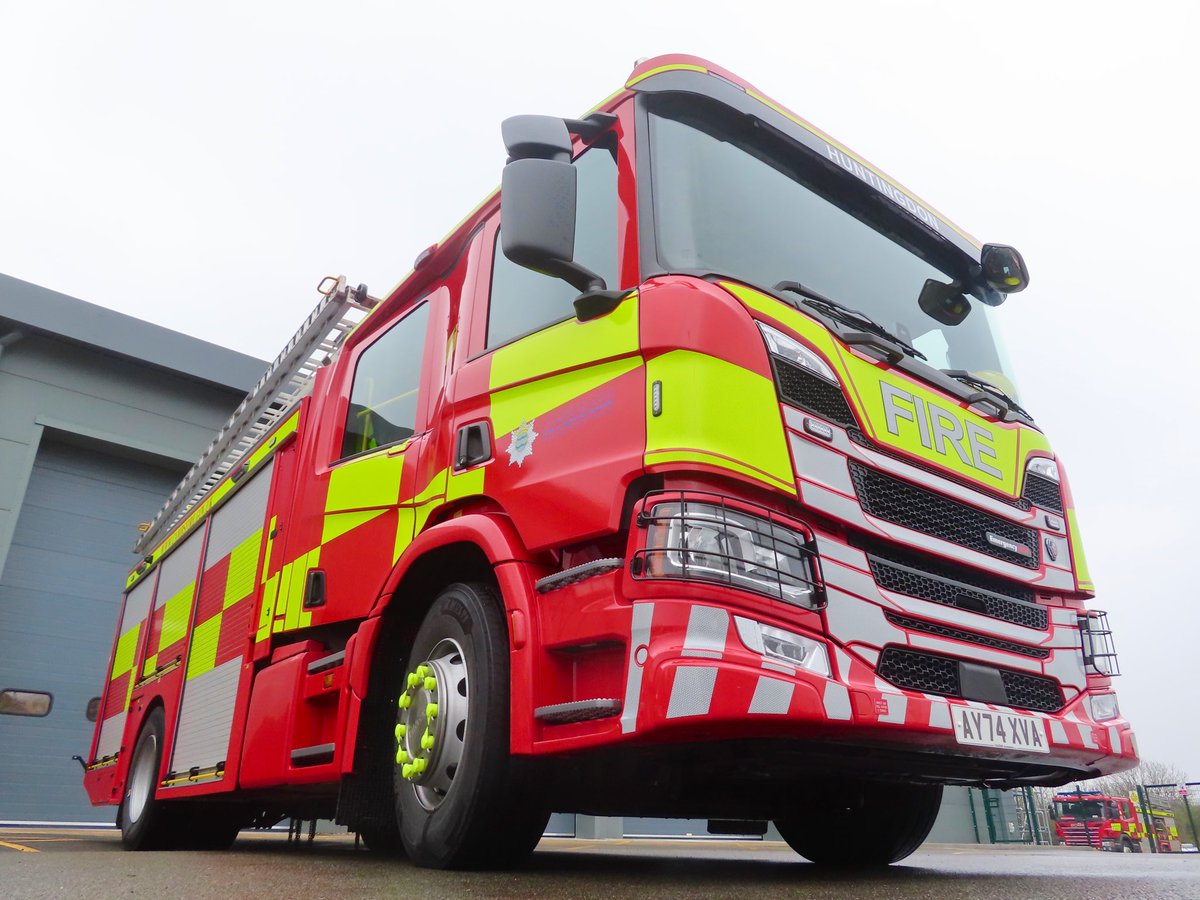 Cambridgeshire Fire &amp; Rescue Service have three new vehicles which can be run on HVO (hydrotreated vegetable oil) They are also going for a clean cab concept which sees firefighters kit stored in lockers rather than the cab after incidents which will help reduce contamination.