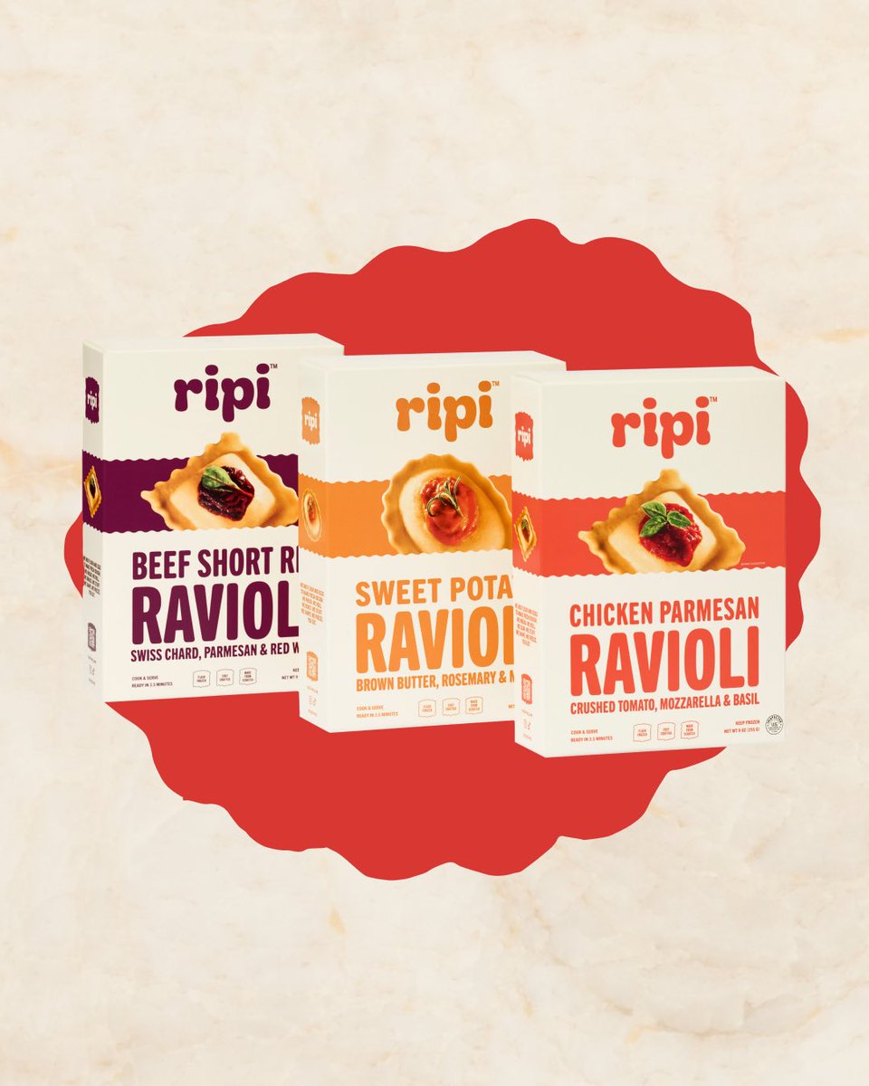 It’s about time someone made frozen pasta you actually looked forward to eating.

Introducing Ripi, restaurant-worthy stuffed pasta without the reservation.

Learn more at ripifoods.com