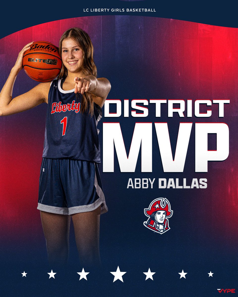District 5-4A, District MVP, Abby Dallas. 

So proud of you, Abby, and the commitment you have to our team! 

Abby averaged 12.5 pts, 10 rebounds, 4.5 assists, and 2.5 steals a game throughout district this year.
<a href="/abby_dallas1/">Abby Dallas</a>