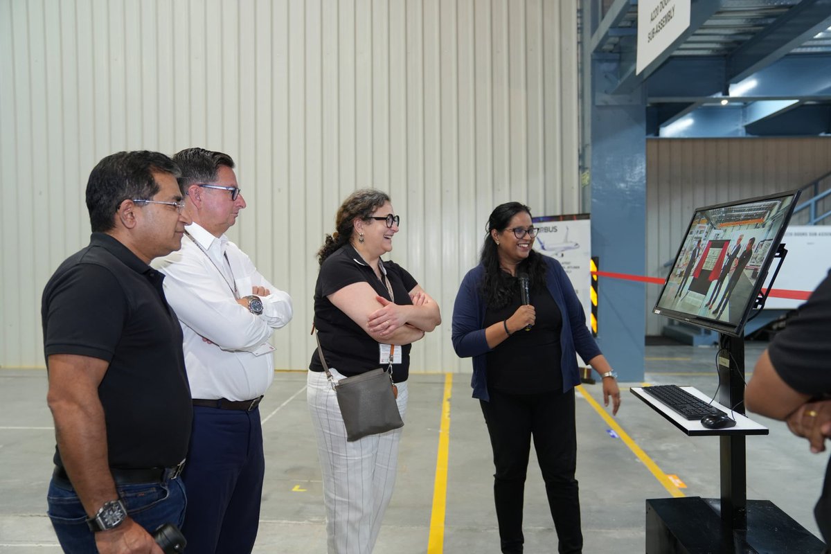 Dynamatic® Technologies Limited (@dynamatictech) on Twitter photo Was wonderful to have hosted Magali Collet HO Procurement Strategy & Governance <a href="/Airbus/">Airbus</a>, and <a href="/TCloutet/">Thierry Cloutet</a>, HO Procurement, Airbus India & South Asia, for the inauguration of the Airbus A220 sub-assembly line. 🌟  Magali Collet also planted a tree at our facility, marking our Was wonderful to have hosted Magali Collet HO Procurement Strategy & Governance <a href="/Airbus/">Airbus</a>, and <a href="/TCloutet/">Thierry Cloutet</a>, HO Procurement, Airbus India & South Asia, for the inauguration of the Airbus A220 sub-assembly line. 🌟  Magali Collet also planted a tree at our facility, marking our