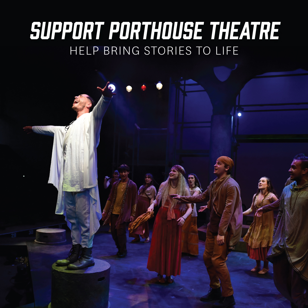 Help bring stories to life at Porthouse Theatre! 🎭

Your donation funds performances, supports artists and inspires our community. Donate today at bit.ly/41leYGK