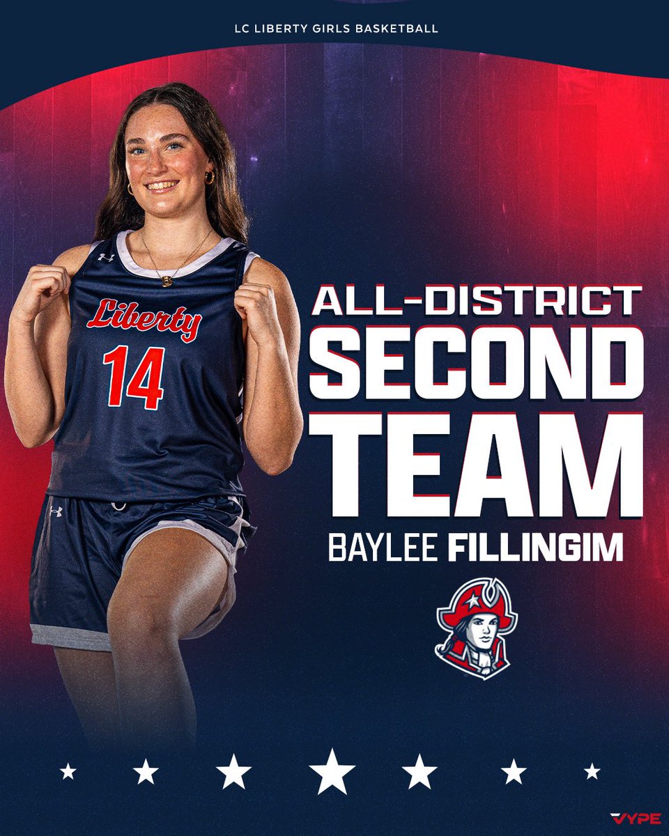 District 5-4A, Second Team All-District, Baylee Fillingim. 

So proud of you, Baylee, and the role you play for our team!

Baylee averaged 6 points, 4.5 rebounds, and 3 assists throughout district this year.