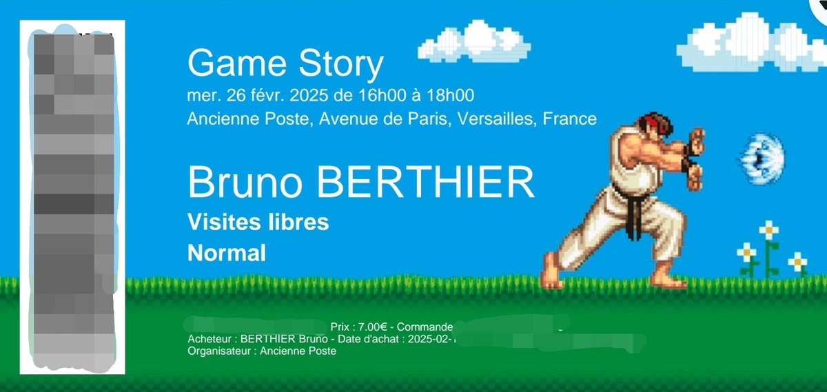 Un p'tit tour à l'expo Game Story à Versailles, organisée par l'association <a href="/assomo5/">Association MO5</a>
J'y serai mercredi à 16h si vous passez par là.
Attention, fin de l'événement en avril !
<a href="/JV_Pauline/">Pauline Leclercq</a>
<a href="/SamuelEtienne/">Samuel Etienne</a>
<a href="/JVlemag/">JV le mag</a>