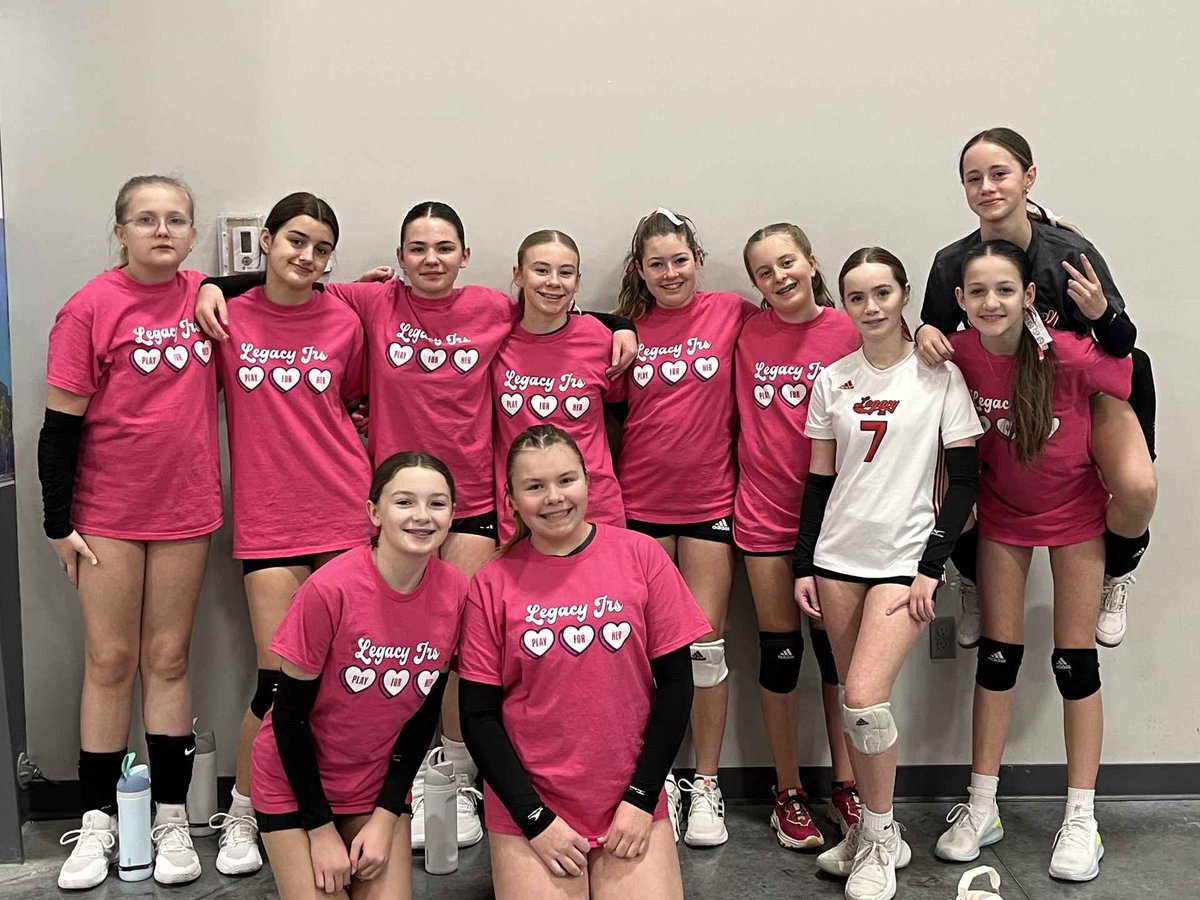Legacy_Jrs's tweet photo. Great weekend in Omaha for our club!  
❤️🏐🖤
#playforher https://t.co/G60JgJZh7o