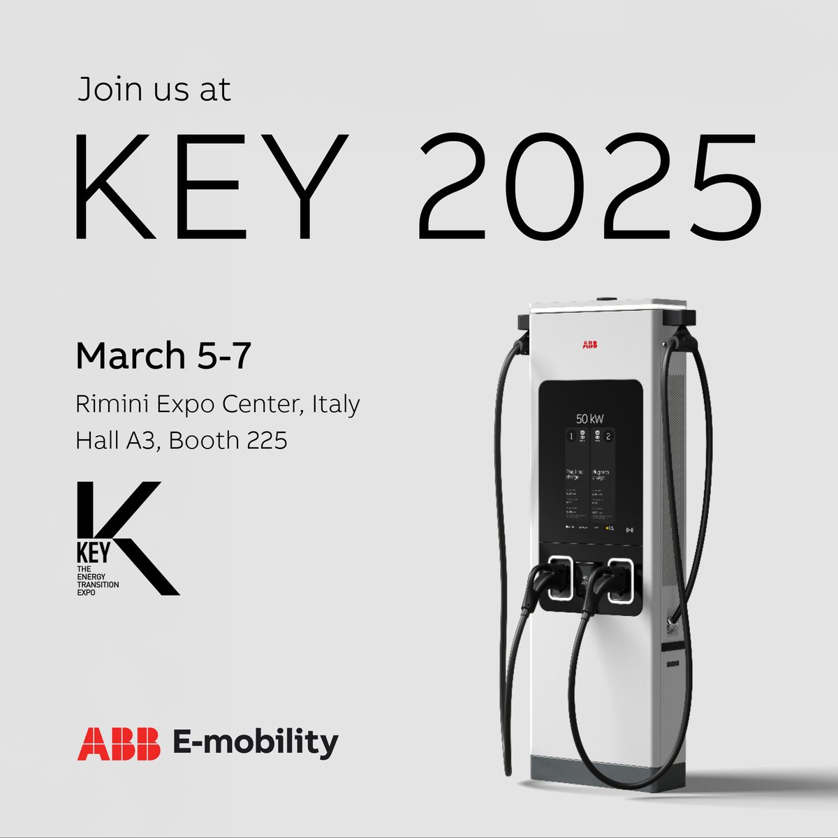 We are introducing our #C50 compact charger at #KEY25!

Discover the C50 - a 50 kW charger built for seamless integration at retail destinations. With dual connectors, a 21.5” touchscreen &amp; an ultra-slim design, it enhances both user experience &amp; brand identity.

Meet us at KEY!