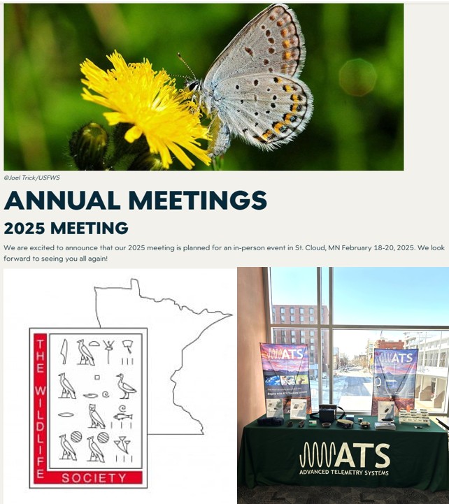 ATSTelemetry's tweet image. ATS is attending MN TWS in St. Cloud, MN Feb 18th - Feb 20th. Stop by and meet the team.