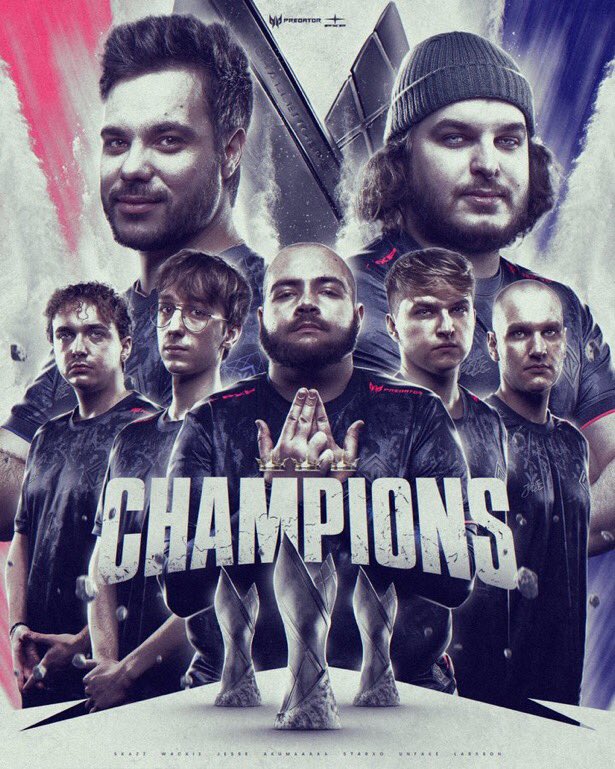 TopDeTwitch's tweet photo. C’EST FAIT !! 🤯

#JOBLIFE sont champions de France en VCL pour la troisième année consécutive ! 

🏆 3x champion VCL

LÉGENDAIRE https://t.co/ddpOEU9eWX