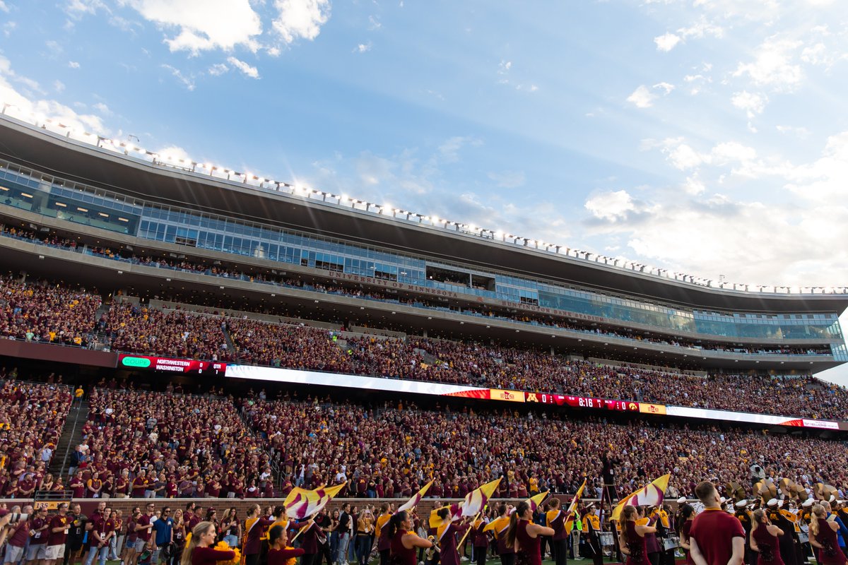 Minnesota Football (@gopherfootball) on Twitter photo "Place was rocking. I mean, rocking. And I can’t tell you how much I appreciate (that as) the head coach, and our players appreciate that. That’s really a special environment at Huntington Bank that our fans create."
- <a href="/Coach_Fleck/">P.J. Fleck</a> #RTB #SkiUMah #Gophers "Place was rocking. I mean, rocking. And I can’t tell you how much I appreciate (that as) the head coach, and our players appreciate that. That’s really a special environment at Huntington Bank that our fans create."
- <a href="/Coach_Fleck/">P.J. Fleck</a> #RTB #SkiUMah #Gophers