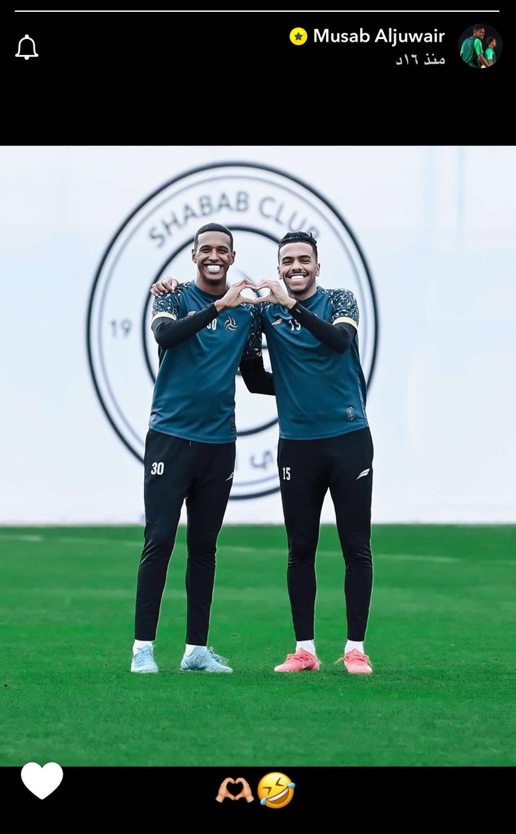 📸|| 

لاعب نادي الشباب مصعب الجوير عبر sc 

🫶