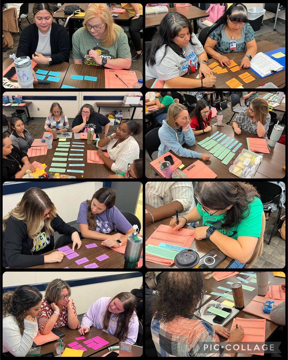janetdnuzzie's tweet photo. Woohoo for our November Focus PD w/our #PISDMTSS mathematics teachers! We explored MTSS core vocabulary, the seven types of intelligences, tools for foundational skills (whole number operations), & Magic School! #PISDPLC mathematicians learn & grow together! #RTIaW https://t.co/9Vg6JrUOxr