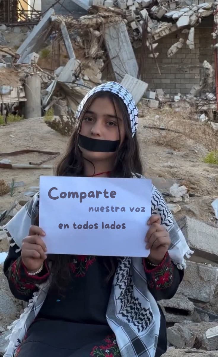 Te puedo pedir un favor?
No dejes de hablar de Palestina! 🇵🇸
