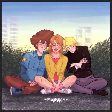 maywtch's tweet photo. Too tired after fight Diaboromon…
#Digimon #digimonfanart https://t.co/aMAnAuEVYB