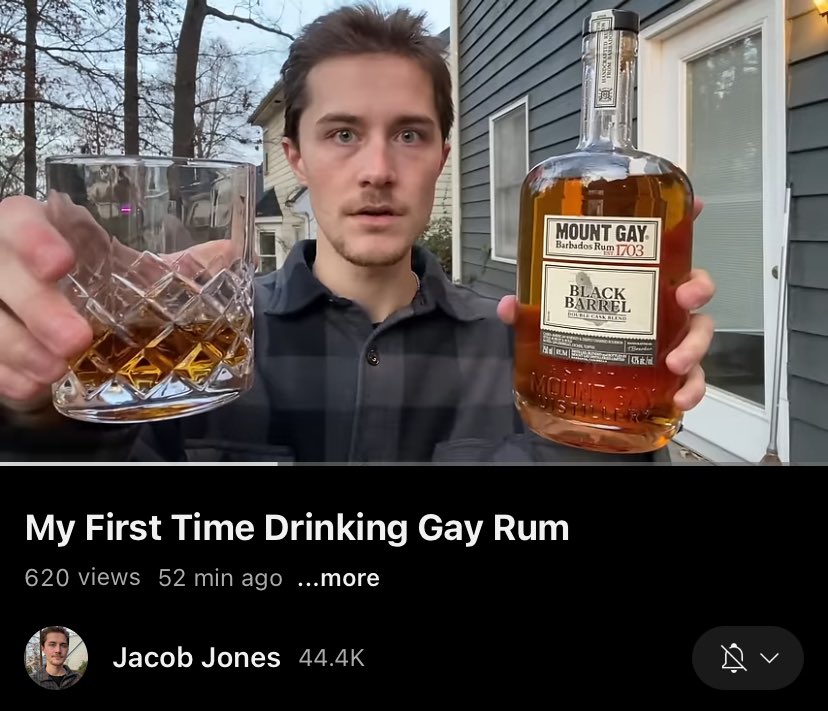 My First Time Drinking Gay Rum