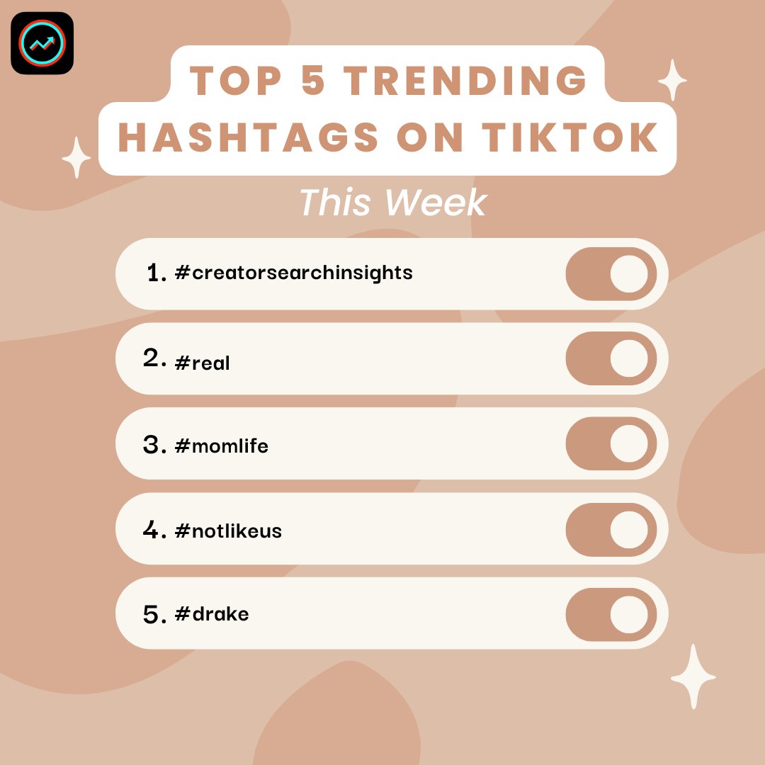TrendTokApp's tweet photo. 🔥 Want to go viral? These are the top trending hashtags you NEED to use right now! Don't miss your chance to hop on the trend and boost your reach! https://t.co/3GkfseP1ib