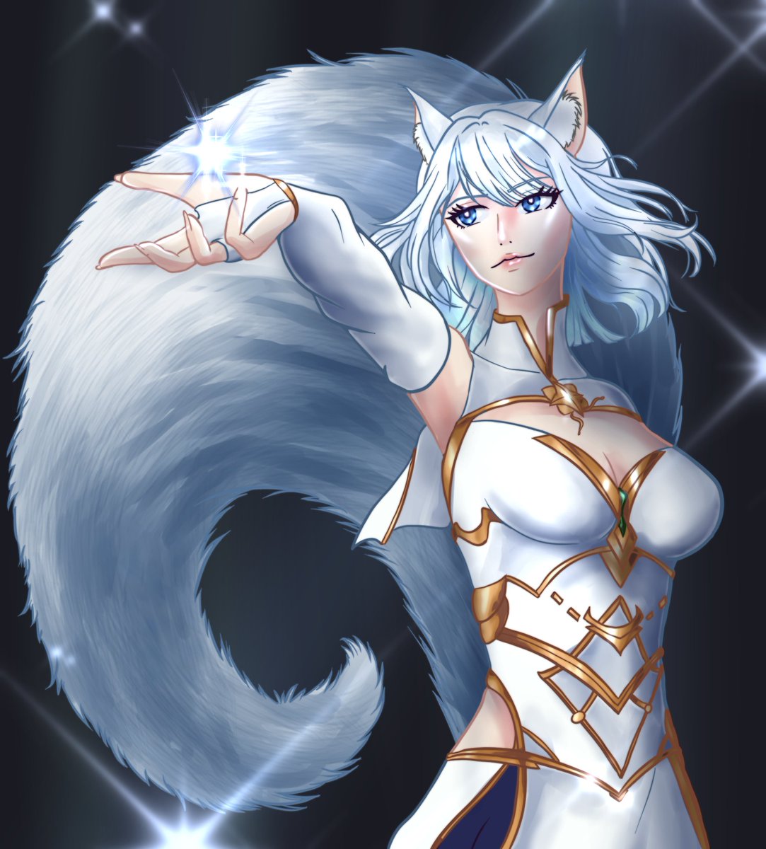 EvelynMoonVT's tweet photo. My after strim vtuber fanart of the day! https://t.co/OxR1KzykRV