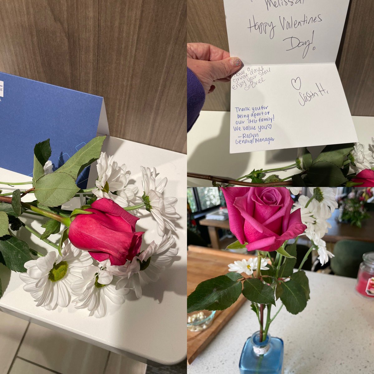 I ♥️ #HolidayInnExpress in Yuba City/Marysville.  <a href="/IHGCorporate/">IHG</a> These guys do it right! Went to stay on Valentine’s Day night for a consulting job the next day. Was missing my husband :-(. They gave me daisies and a rose with a lovely card- Flowers still look beautiful today.