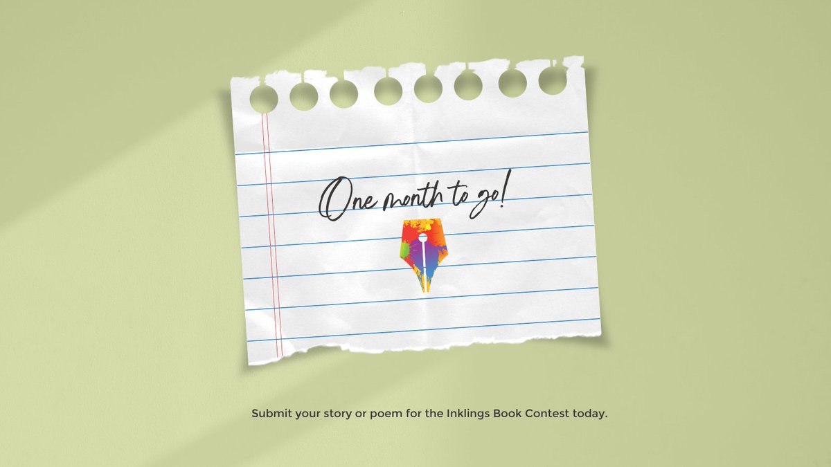 ⏰ Just under one month until the Inklings Book Contest deadline! Submit your work and join a supportive community of young writers. younginklings.org/inklingsbookco… #WritingCommunity #YoungWriters