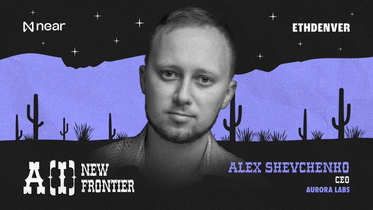 auroraisnear's tweet photo. . @AlexAuroraDev is one of the guest speakers at “The Road to One Trillion Agents” during #ETHDenver (Feb 25-26)!
Hosted by @NEARProtocol, it invites us to dive into scaling decentralized AI, autonomous agents, and Web3 infrastructure.
🔗 Register in the next post 👇 https://t.co/f4GhWrm5Np