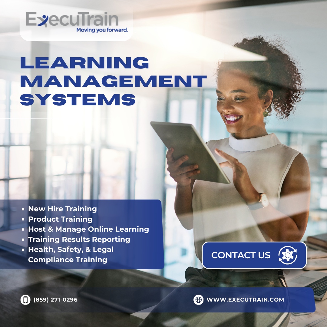 ExecuTrainUSA's tweet image. ExecuTrain’s Learning Management Systems (LMS) offer a scalable solution to streamline your training process, track employee progress, and boost overall performance.
executrain.com/training-manag…
#executrain #learningmanagementsystem