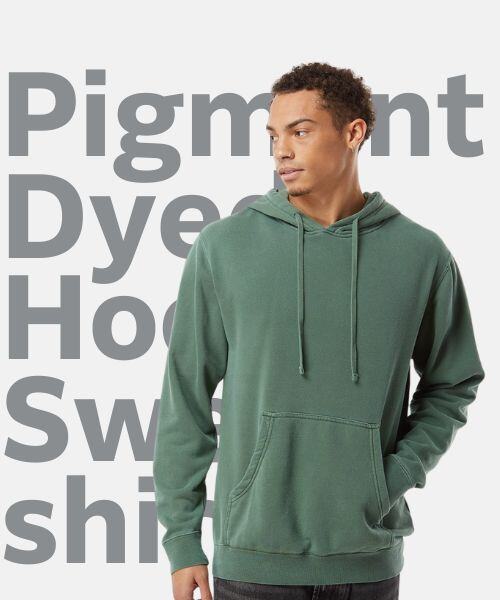 Crafted from the same soft 80/20 ring-spun cotton/polyester blend, this Independent Trading Co. PRM4500 Unisex Midweight Pigment-Dyed #Hoodie is perfect for layering or wearing solo. Add to store today!

#eCommerce #printondemand #customclothing #sweaterweather