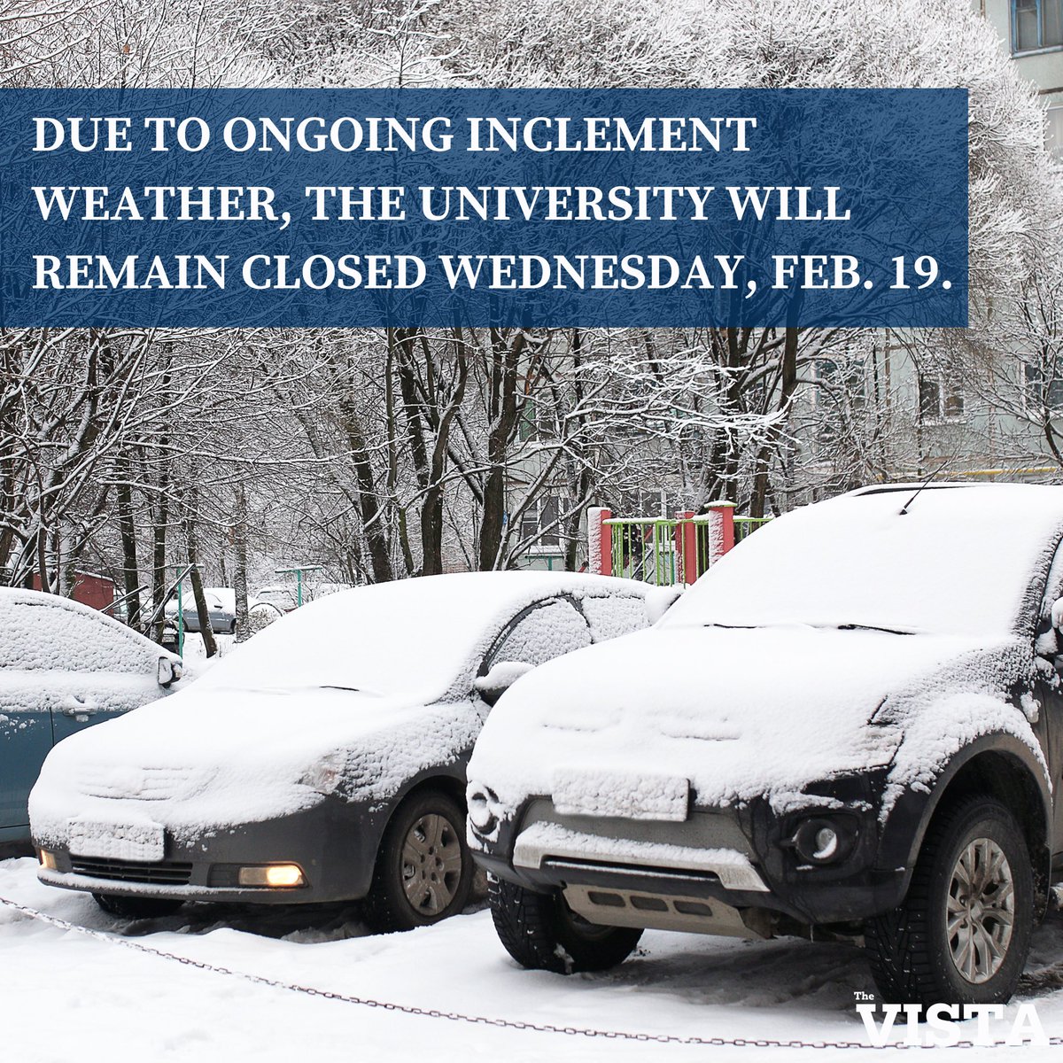 The University of Central Oklahoma will remain closed due to ongoing inclement weather. All classes are cancelled and all offices remain closed.