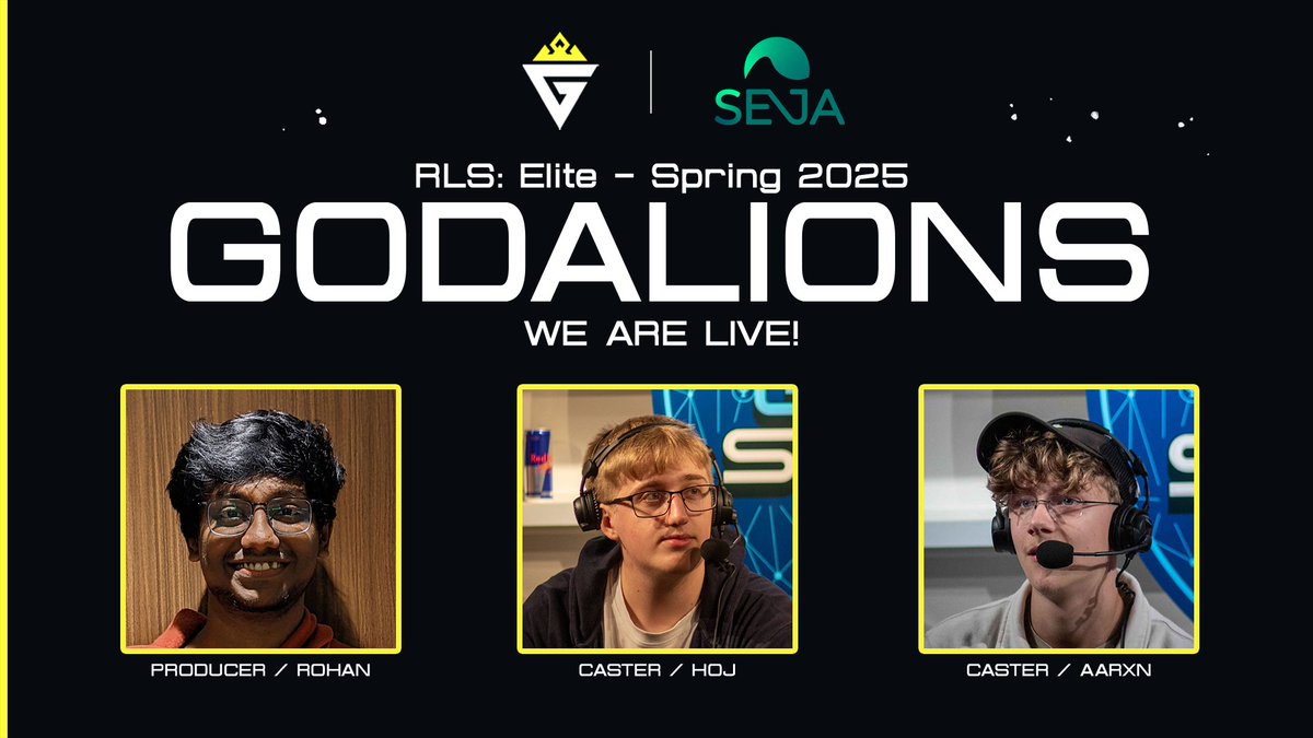 Godalions (@godalions) on Twitter photo We're back at it again!
We are now live with our second week coverage of the RLS! Godalions x <a href="/SenjaEsports/">Senja Esports</a> are taking on <a href="/DMGesportGG/">DMG Esports</a> in tonights Bo7!
Go support the lads by joining our stream now! twitch.tv/godalions We're back at it again!
We are now live with our second week coverage of the RLS! Godalions x <a href="/SenjaEsports/">Senja Esports</a> are taking on <a href="/DMGesportGG/">DMG Esports</a> in tonights Bo7!
Go support the lads by joining our stream now! twitch.tv/godalions