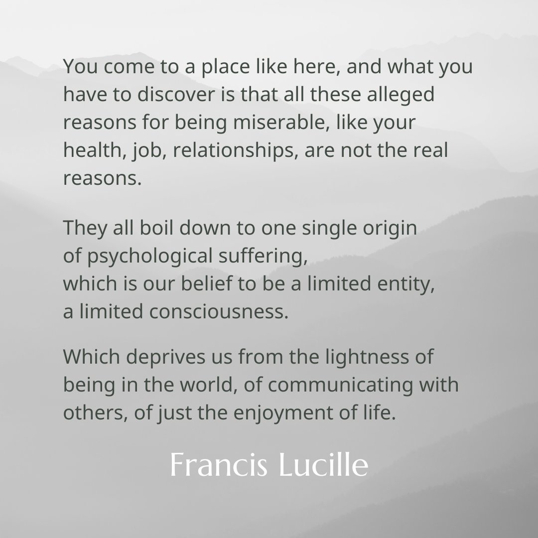 Francis Lucille tweet media