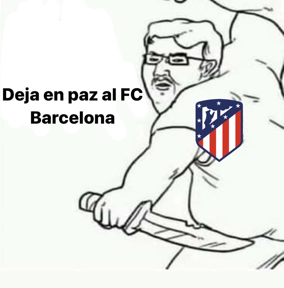 mcarloso's tweet photo. El Atleti es un meme. https://t.co/oReSdeJsUe
