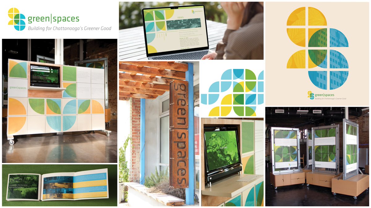 Since 2007 green|space has been working toward regional sustainability by progressing the way we live, work, and build in the Chattanooga region. Our durable visual identity has remained relevant and effective for 18+ years. greenspaceschattanooga.org