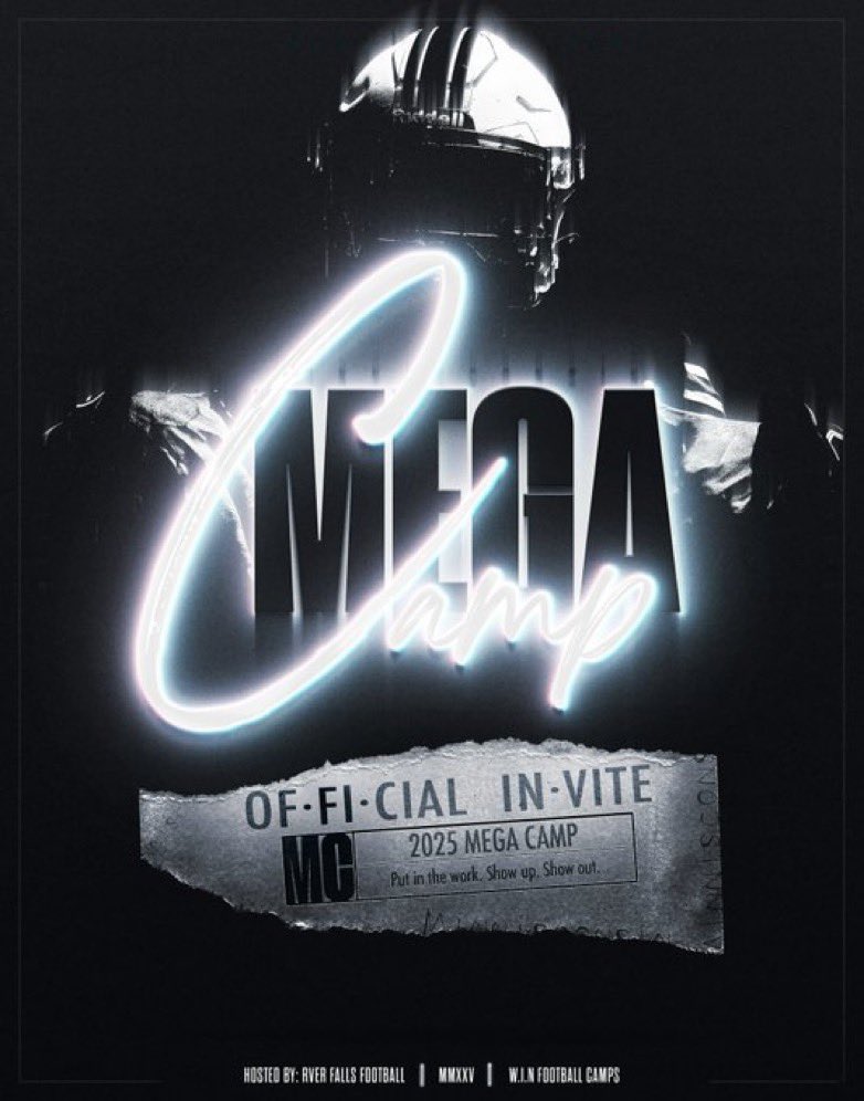 Thank you for the camp invite! <a href="/CoachKizer_UWRF/">Parker Kizer</a>