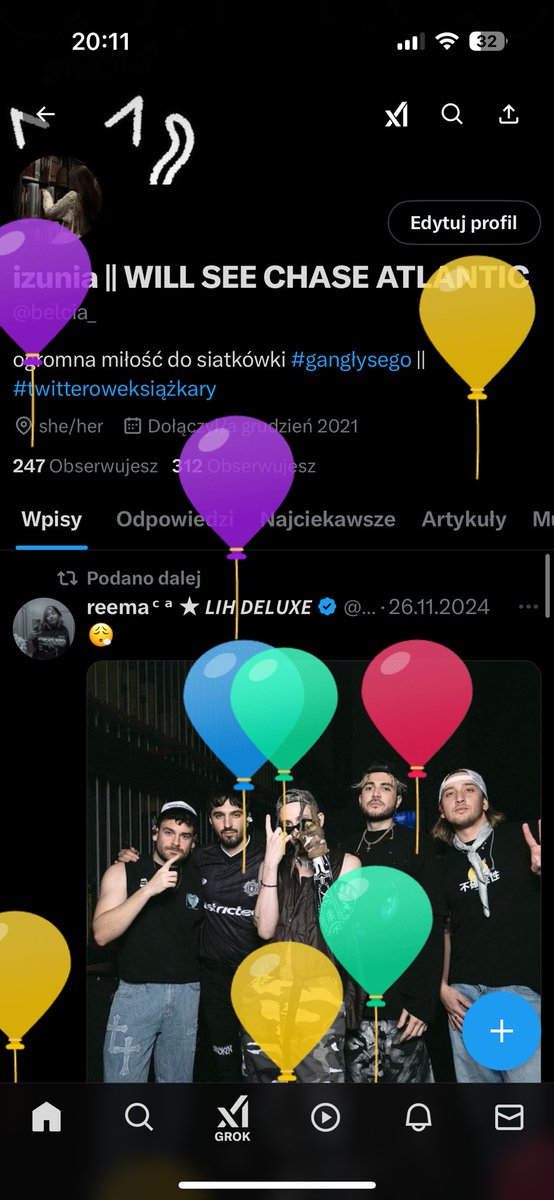 belcia_'s tweet photo. ten jeden dzień w roku gdzie są te super baloniki 😍😍😍 https://t.co/X9dAhnUA85