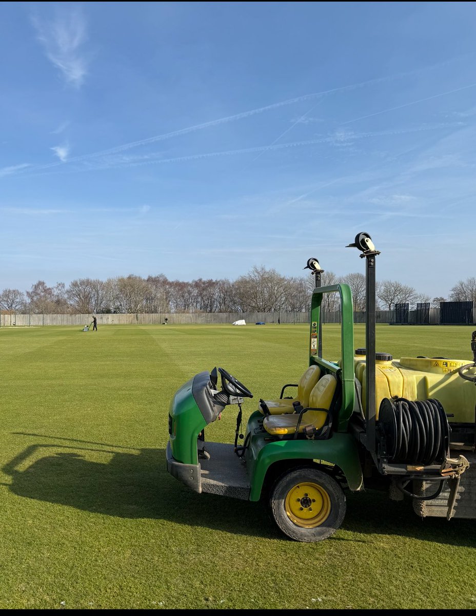 Tom Cowley (@tomcowley17) on Twitter photo Pre season work going on <a href="/UtilitaBowl/">Utilita Bowl</a> nursery square and nets having a couple of passes with the <a href="/DennisMowers/">Dennis Mowers</a> G860s both outfields getting a drop of <a href="/TurfCare_IRL_UK/">TurfCare</a> Seaweed to give the plant a bit of nutrient. Pre season work going on <a href="/UtilitaBowl/">Utilita Bowl</a> nursery square and nets having a couple of passes with the <a href="/DennisMowers/">Dennis Mowers</a> G860s both outfields getting a drop of <a href="/TurfCare_IRL_UK/">TurfCare</a> Seaweed to give the plant a bit of nutrient.